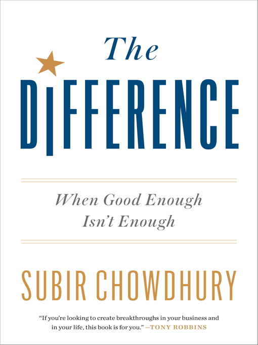 Title details for The Difference by Subir Chowdhury - Available